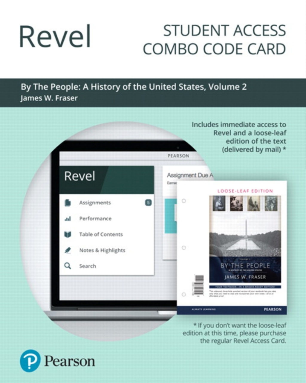 Revel + Print Combo Access Code for By The People, Volume 2 1st Edition