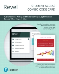 Cover image: Revel + Print Combo Access Code for Public Relations Writing and Media Techniques 8th edition 9780135197509