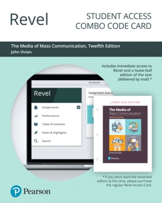 Cover image: Revel + Print Combo Access Code for The Media of Mass Communication 12th edition 9780135197530