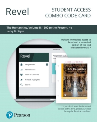Cover image: Revel + Print Combo Access Code for The Humanities: Culture, Continuity Change, Volume 2 4th edition 9780135197905