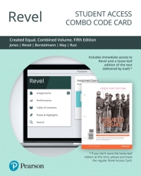 Cover image: Revel + Print Combo Access Code for Created Equal 5th edition 9780135200285