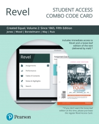 Cover image: Revel + Print Combo Access Code for Created Equal 5th edition 9780135201916