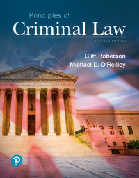 Cover image: Principles of Criminal Law 7th edition 9780135186282
