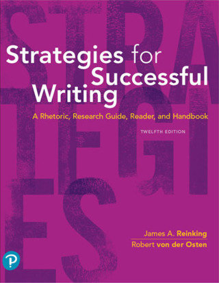 Cover image: Strategies for Successful Writing 12th edition 9780135203415