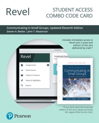Cover image: Revel for Communicating in Small Groups 11th edition 9780135203859