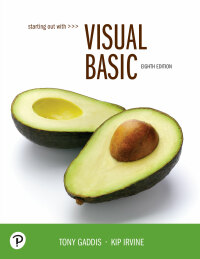 Cover image: Starting Out With Visual Basic 8th edition 9780135204658