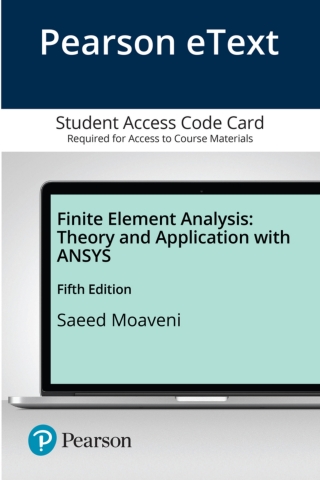 Cover image: Finite Element Analysis: Theory and Application with ANSYS 5th edition 9780135212103
