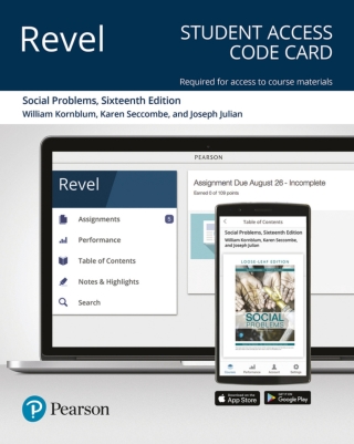 Cover image: Revel Access Code for Social Problems 16th edition 9780135212523
