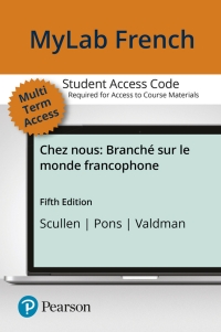 Cover image: MyLab French with Pearson eText Access Code (24 Months) for Chez nous 5th edition 9780135214503
