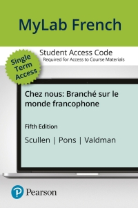 Cover image: MyLab French with Pearson eText Access Code (5 Months) for Chez nous 5th edition 9780135214527