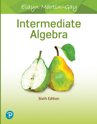 Cover image: Intermediate Algebra 6th edition 9780135165706