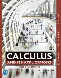 Cover image: Calculus and Its Applications, Brief Version 12th edition 9780135164884