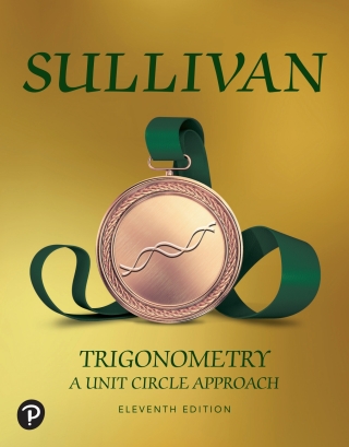 Cover image: Trigonometry: A Unit Circle Approach 11th edition 9780135181133