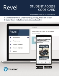 Cover image: In Conflict and Order: Understanding Society 15th edition 9780135164686