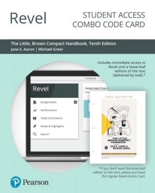 Cover image: Revel + Print Combo Access Code for The Little, Brown Compact Handbook 10th edition 9780135232224