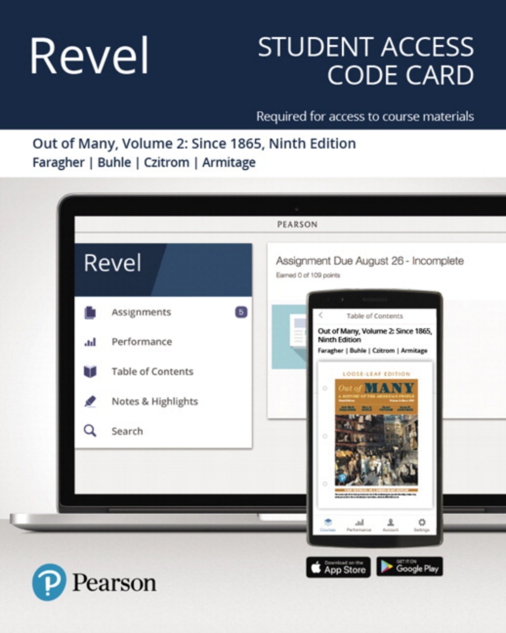 Revel Access Code for Out of Many: A History of the American People, Volume 2 9th Edition