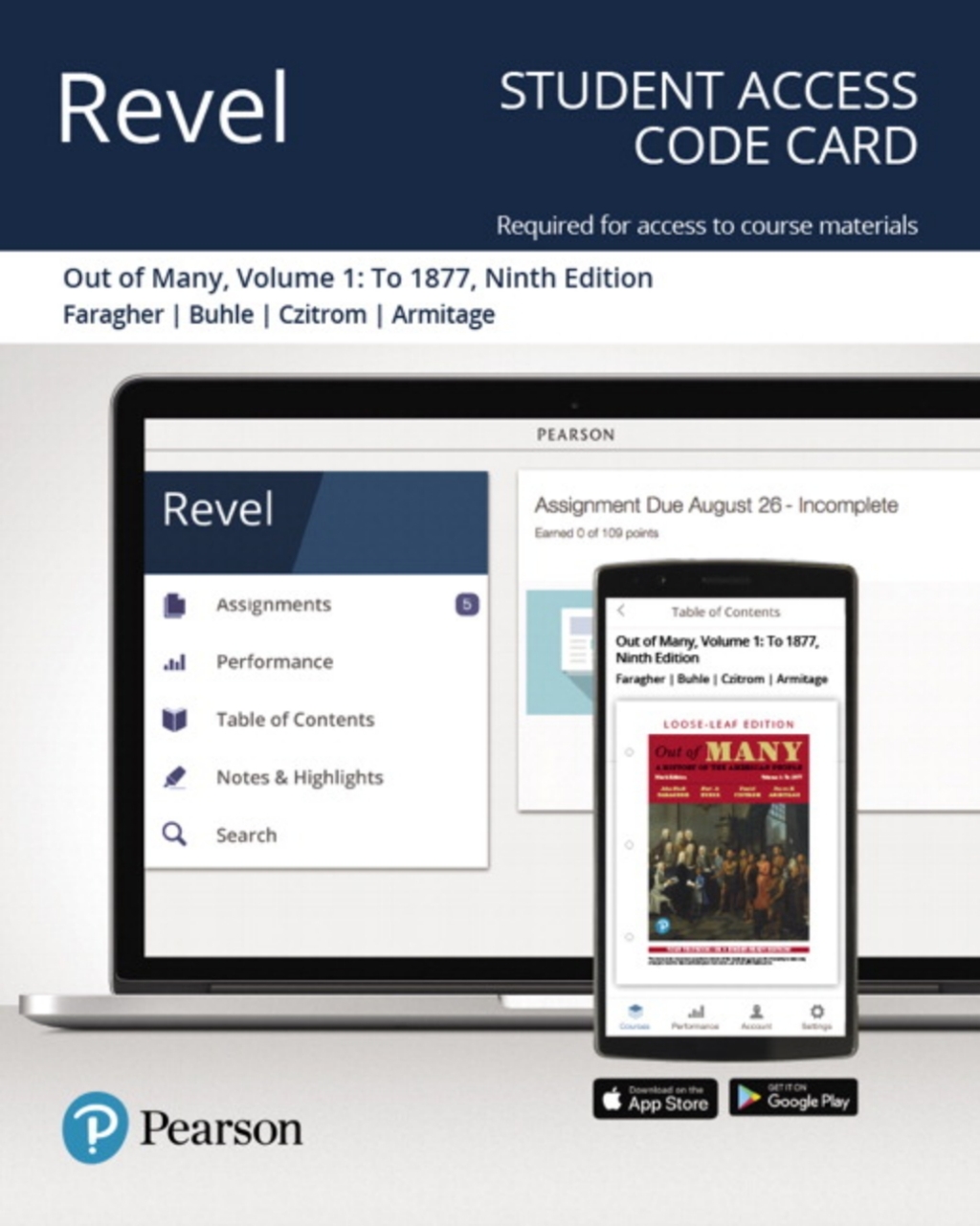 Revel Access Code for Out of Many: A History of the American People, Volume 1 9th Edition