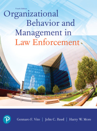 Cover image: Organizational Behavior and Management in Law Enforcement 4th edition 9780135186206