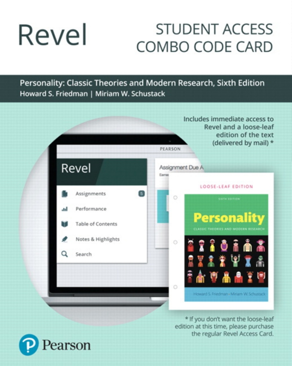 Revel + Print Combo Access Code for Personality: Classic Theories and Modern Research 6th Edition