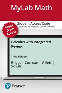 Cover image: MyLab Math with Pearson eText Access Code (24 Months) for Calculus with Integrated Review 3rd edition 9780135243435