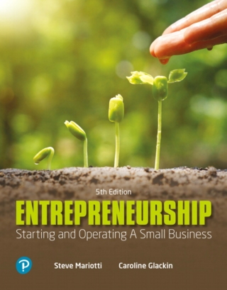 Cover image: MyLab Entrepreneurship with Pearson eText Access Code for Entrepreneurship: Starting and Operating A Small Business 5th edition 9780135247228