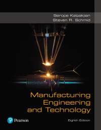 Cover image: Manufacturing Engineering and Technology 8th edition 9780136681656
