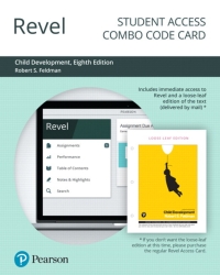 Cover image: Revel for Child Development -- Combo Access Card 8th edition 9780135255308