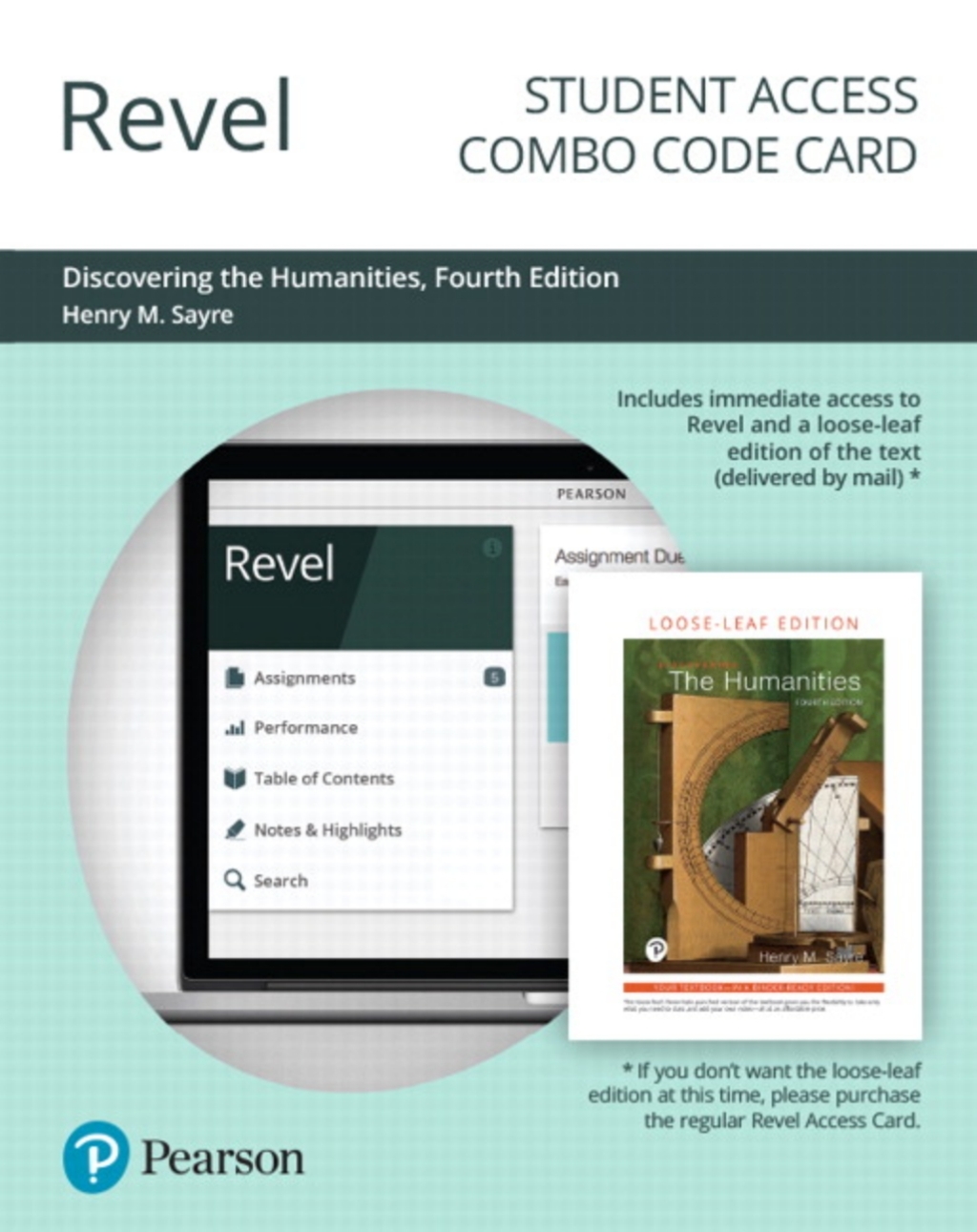 Revel + Print Combo Access Code for Discovering the Humanities 4th Edition