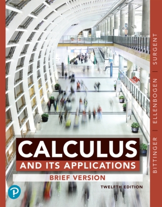 Cover image: MyLab Math with Pearson eText Access Code for Calculus and Its Applications, Brief Version 12th edition 9780135256268