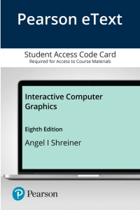 Cover image: Interactive Computer Graphics 8th edition 9780135258262