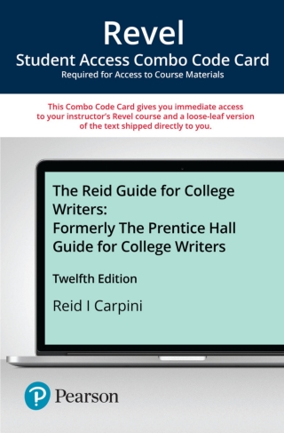 Cover image: Revel + Print Combo Access Code for The Reid Guide for College Writers 12th edition 9780135259894