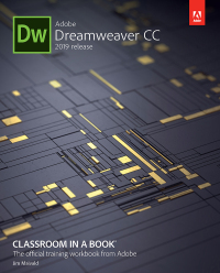Cover image: Adobe Dreamweaver CC Classroom in a Book (2019 Release) 1st edition 9780135262146
