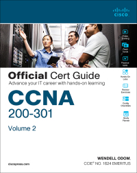 Titelbild: CCNA 200-301 Official Cert Guide, Volume 2 1st edition 9781587147135