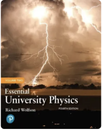 Cover image: Essential University Physics, Volume 2 4th edition 9780134988566