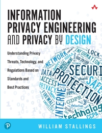 Cover image: Information Privacy Engineering and Privacy by Design 1st edition 9780135302156