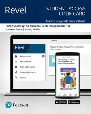 Cover image: Revel Access Code for Public Speaking: An Audience-Centered Approach 11th edition 9780135304990