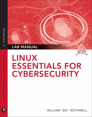 Cover image: Linux Essentials for Cybersecurity Lab Manual 1st edition 9780789760555
