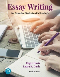 Cover image: Essay Writing for Canadian Students 9th edition 9780135306666
