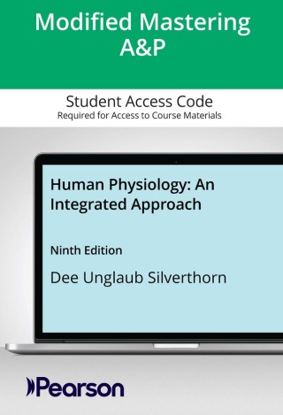 Cover image: Mastering A&P with Pearson eText Access Code for Human Physiology: An Integrated Approach 9th edition