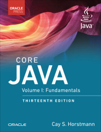 Cover image: Core Java, Volume I: Fundamentals 13th edition 9780135328378