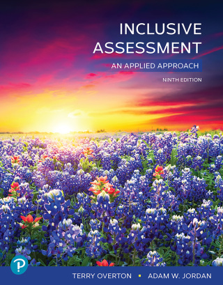 Cover image: Pearson eText Access Code for Inclusive Assessment: An Applied Approach 9th edition 9780135331279