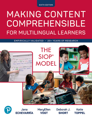 Cover image: Pearson eText Access Code for Making Content Comprehensible for Multilingual Learners: The SIOP Model 6th edition 9780135331828