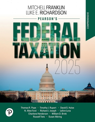 Cover image: Pearson's Federal Taxation 2025 Comprehensive 38th edition 9780138321772