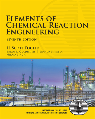Cover image: Elements of Chemical Reaction Engineering 7th edition 9780135337554