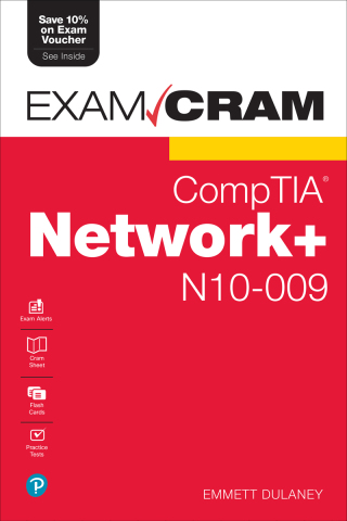 Cover image: CompTIA Network+ N10-009 Exam Cram 8th edition 9780135340837