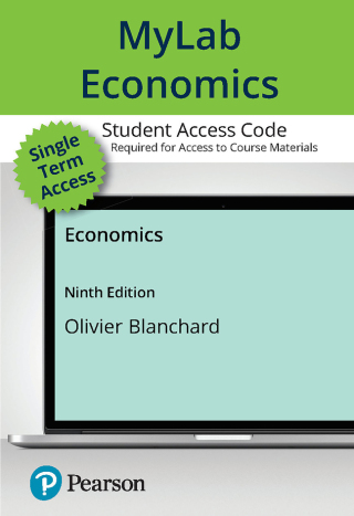 Cover image: MyLab ECONOMICS with Pearson eText Access Code for Macroeconomics 9th edition 9780135343388
