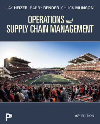 Cover image: Operations and Supply Chain Management 15th edition 9780135350454