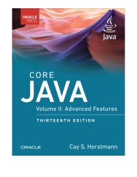 Cover image: Core Java, Volume II: Advanced Features 13th edition 9780135371749