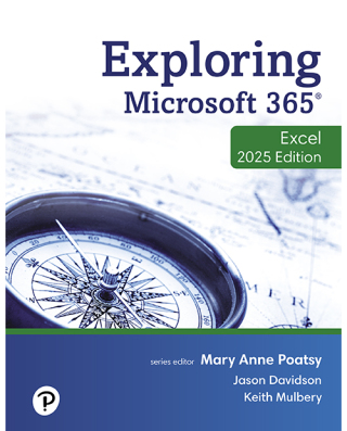 Cover image: Exploring Microsoft 365: Excel 2025 1st edition 9780135389027