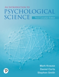 Cover image: An Introduction to Psychological Science (Canadian Edition) 3rd edition 9780135424025